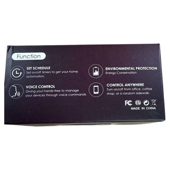 Smart WiFi Mini Plug Sockets 2-Packs (4 Total) Works with Alexa Google Home - Picture 3 of 3